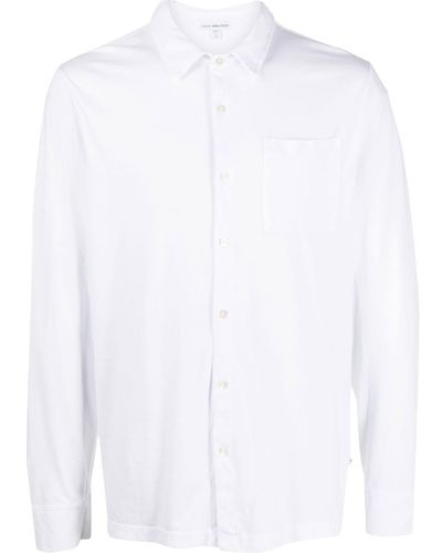 James Perse Camisa de manga larga - Blanco