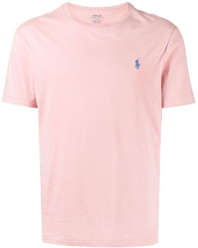 Polo Ralph Lauren Camiseta con logo bordado - Rosa