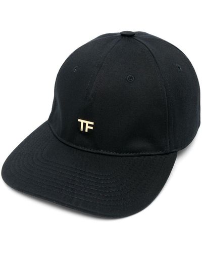 Tom Ford Baseball Cap With Embossed Logo - Black