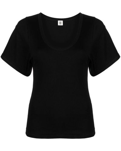 By Malene Birger Lunai Organic Cotton Blend T-shirt - Black