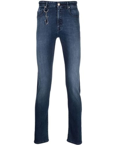 Paul & Shark Jeans slim con effetto schiarito - Blu