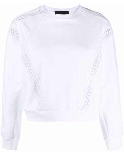 Alberta Ferretti Sweater Met Uitgesneden Detail - Wit