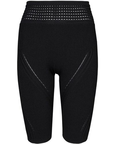 Balmain Knee-length Cycling Shorts - Black