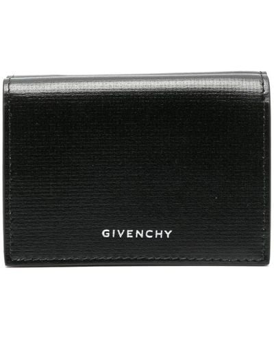 Givenchy Leather Tri-fold Wallet - Black