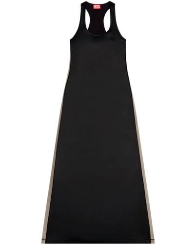 DIESEL D-arlyn Racer-back Flared Dress - Black