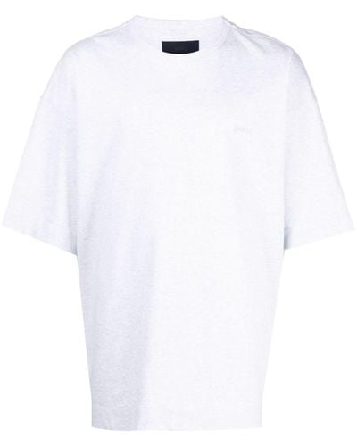 Juun.J Short-sleeved Cotton T-shirt - White