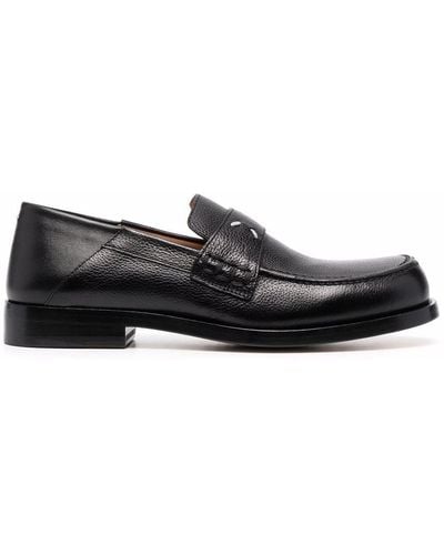 Maison Margiela 4-stitch Leather Loafers - Black
