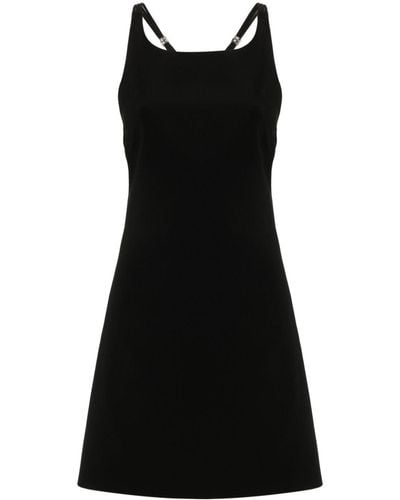Maje Bead-detail Mini Dress - Black