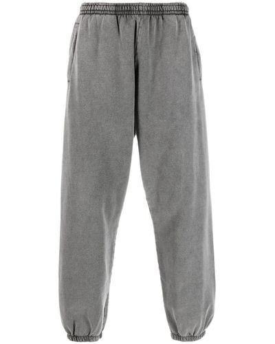 Acne Studios Washed Cotton Track Pants - Gray