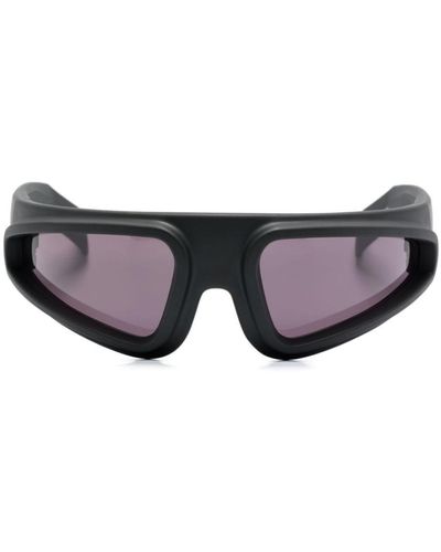 Rick Owens Biker-Frame Sunglasses - Black