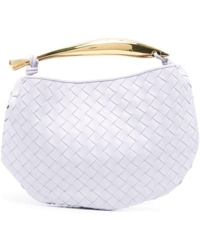 Bottega Veneta Sardine Leather Handbag - White