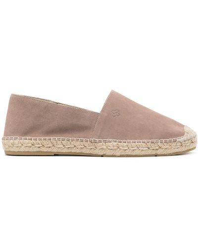 Tagliatore Espadrilles en daim à logo embossé - Marron