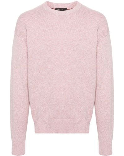 Loro Piana Washiba Mélange Sweater - Pink