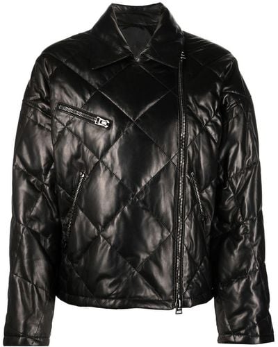 Tom Ford Quilted Leather Jacket - Black