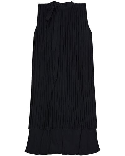 MM6 by Maison Martin Margiela Layered Sleeveless Dress - Black