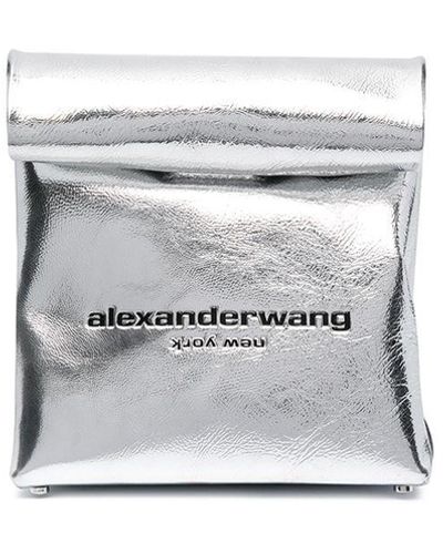 Alexander Wang Lunch Bag Clutch - Metallic