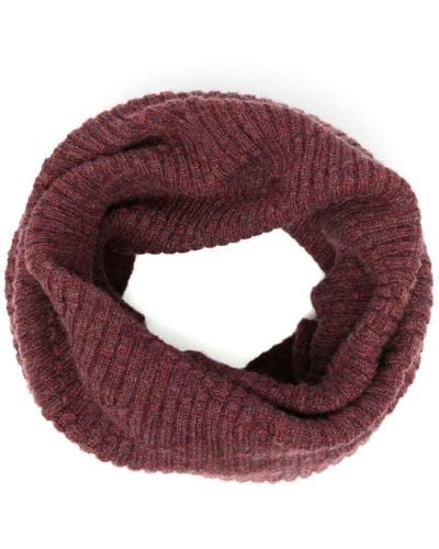 Barrie Ribbed-knit Cashmere Snood - Pink
