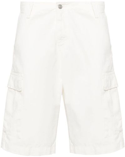 Carhartt Organic Cotton Cargo Shorts - White