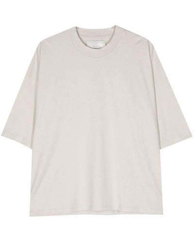 Studio Nicholson T-shirt Piu en coton - Blanc