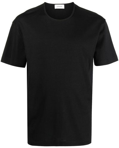 Lemaire T-shirt à détail nervuré - Noir