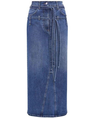 Altuzarra Robinson Jeans-Midirock - Blau