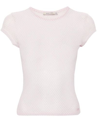 Paloma Wool Camiseta Malvo con logo bordado - Rosa