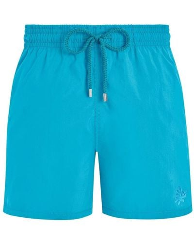 Vilebrequin Elasticated-waist Swim Shorts - Blue
