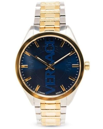 Versace Reloj V-Vertical de 41mm - Azul