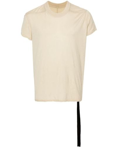 Rick Owens Small Level T-Shirt aus Bio-Baumwolle - Natur