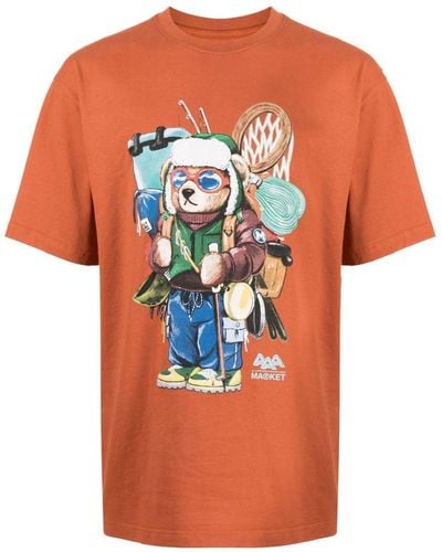 Market Ultralight Bear Tシャツ - オレンジ