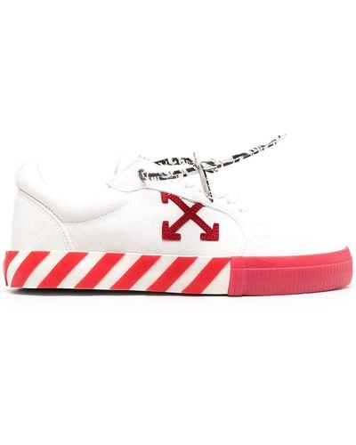 Off-White c/o Virgil Abloh Vulcanized Low-top Sneakers - Wit