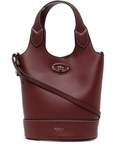 Mulberry Lily バケットバッグ S - レッド