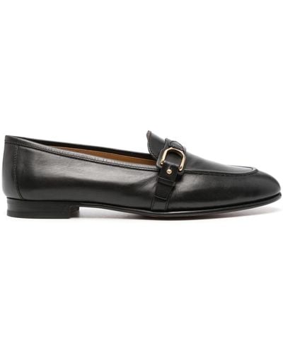 Ralph Lauren Collection Welington Audrey Leather Loafers - Black