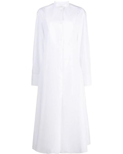 Jil Sander Cotton Shirtdress - White