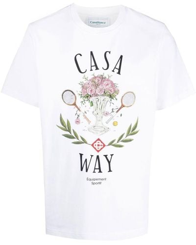 Casablancabrand Casa Way Tシャツ - ホワイト