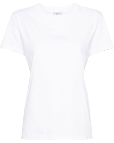 Woolrich Camiseta con logo bordado - Blanco
