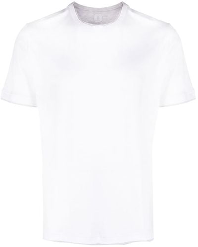 Eleventy T-Shirt mit Rundhalsausschnitt - Weiß