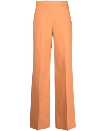 Twin Set Pantalon de tailleur à taille haute - Orange