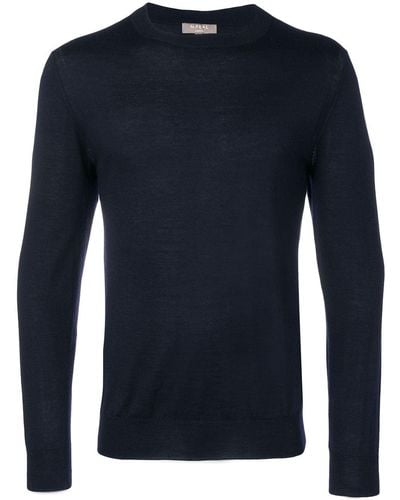 N.Peal Cashmere Round-neck Cashmere Sweater - Blue