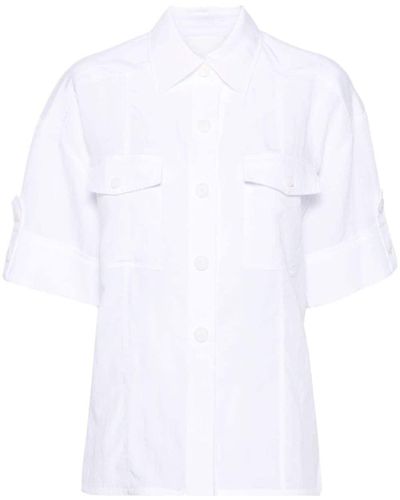 3.1 Phillip Lim Panelled Short-sleeve Shirt - White