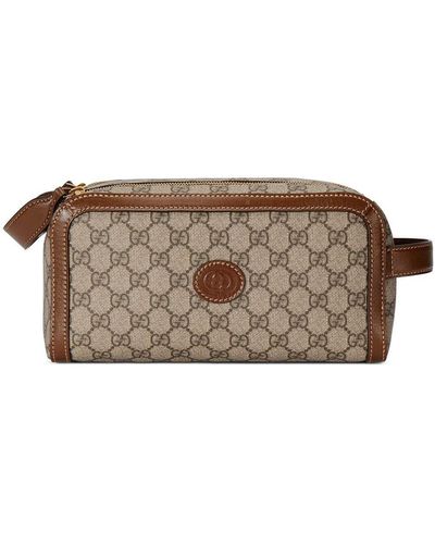 Gucci Monogram Cosmetic Bag - Neutrals Cosmetic Bags, Accessories -  GUC1317663