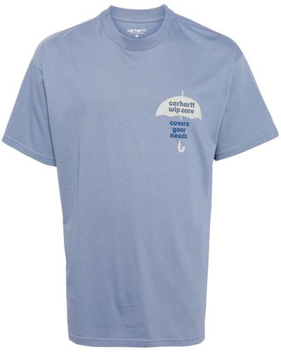 Carhartt S/s Covers Logo-print T-shirt - Blue