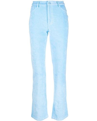 Maisie Wilen Pantalon Mockumentary à coupe droite - Bleu