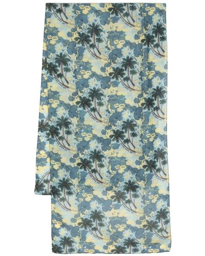 PS by Paul Smith Schal mit Eyes on the Sky-Print - Blau