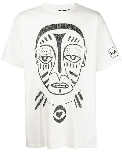 Haculla T-shirt Believe Face - Blanc