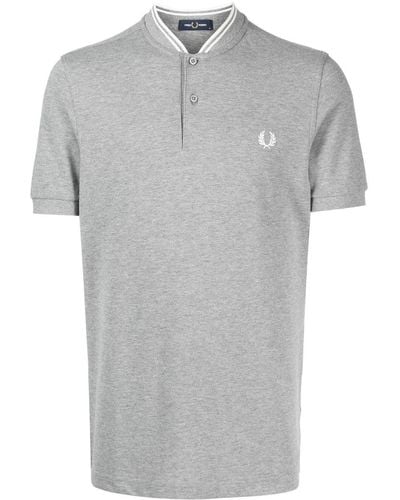 Fred Perry Polo à col boutonné - Gris