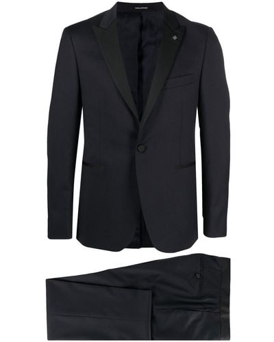 Tagliatore Single-breasted Two-peice Suit - Blue
