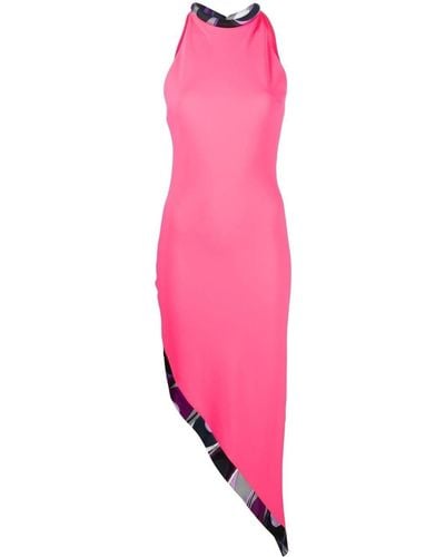 Emilio Pucci Asymmetric Sleeveless Dress - Pink