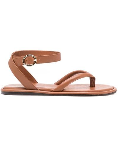 Alohas Seneca leather sandals - Marrone