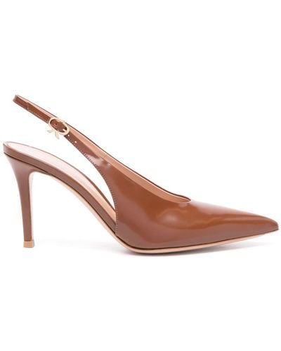 Gianvito Rossi Robbie Slingback-Pumps 85mm - Pink